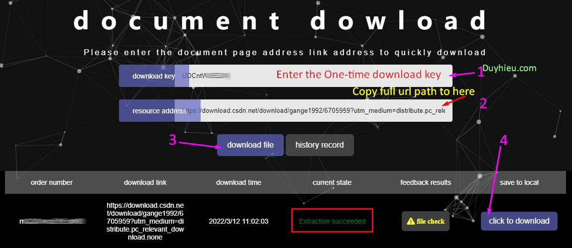 How to download from CSDN.net
